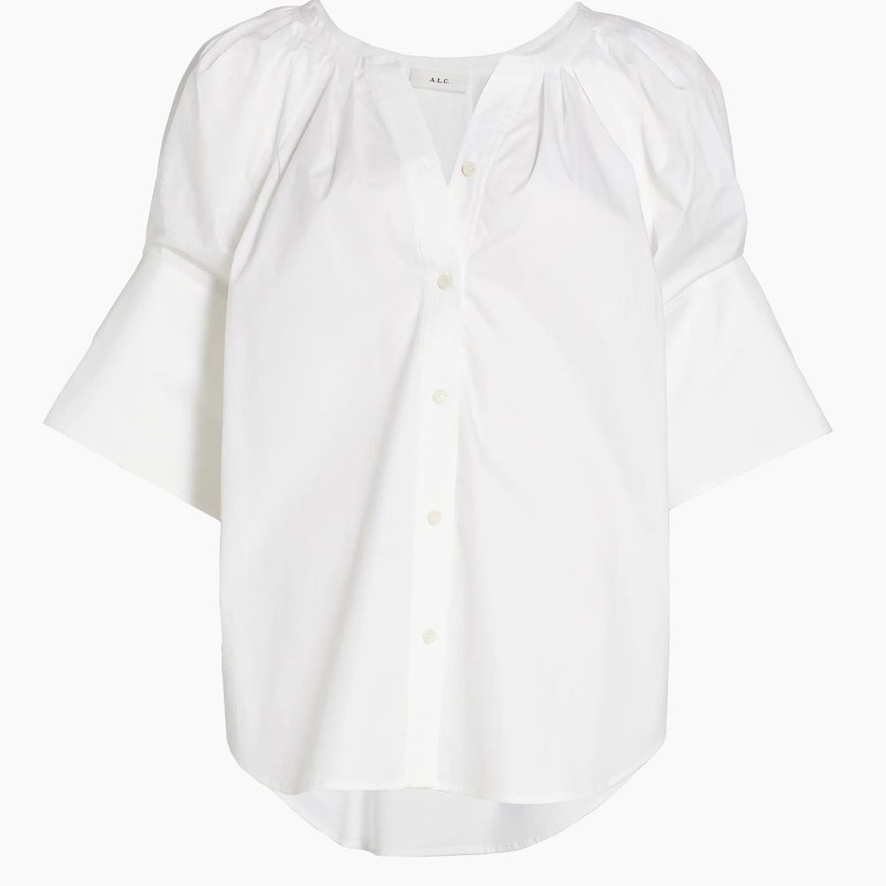 A.L.C. Classic White Blouse